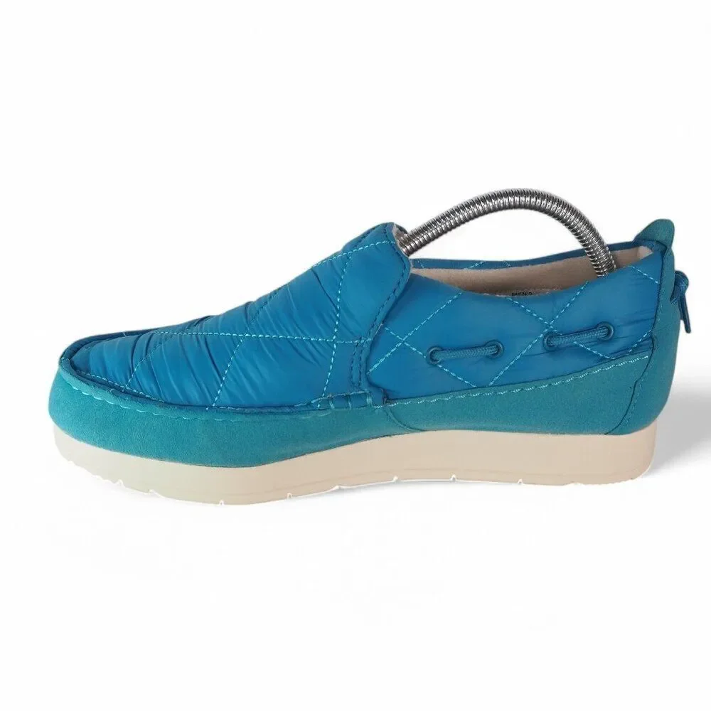 Sperry‎ Moc-Sider Quilted Nylon Casual Shoes Blue STS23794 Men's 8M